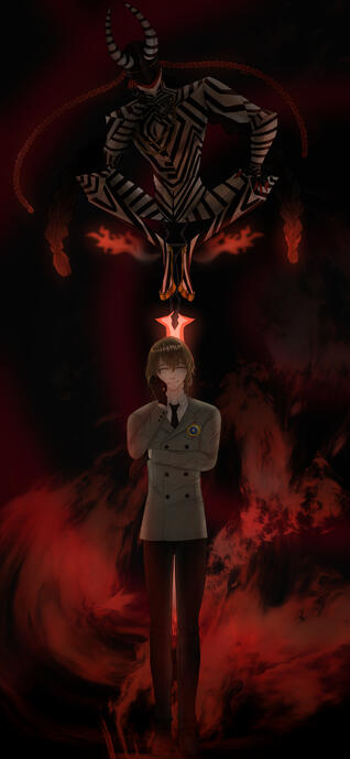 Fanart of Akechi from Persona 5
